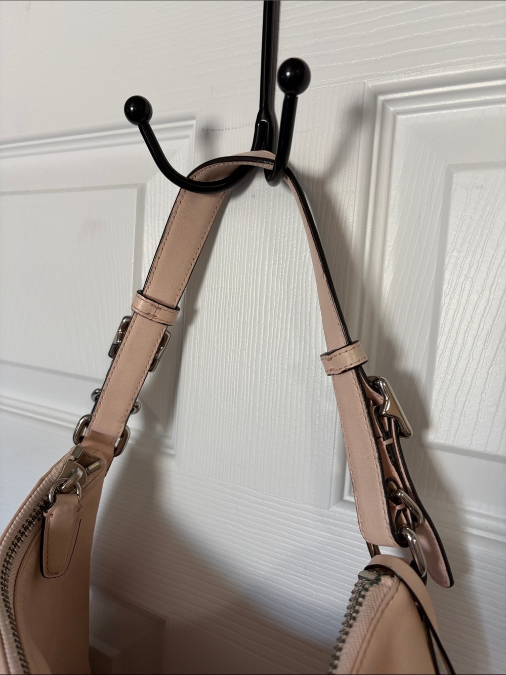 Coach Soft Pebbled Leather Shoulder Bag in Blush Pink - Picture 6 of 16
